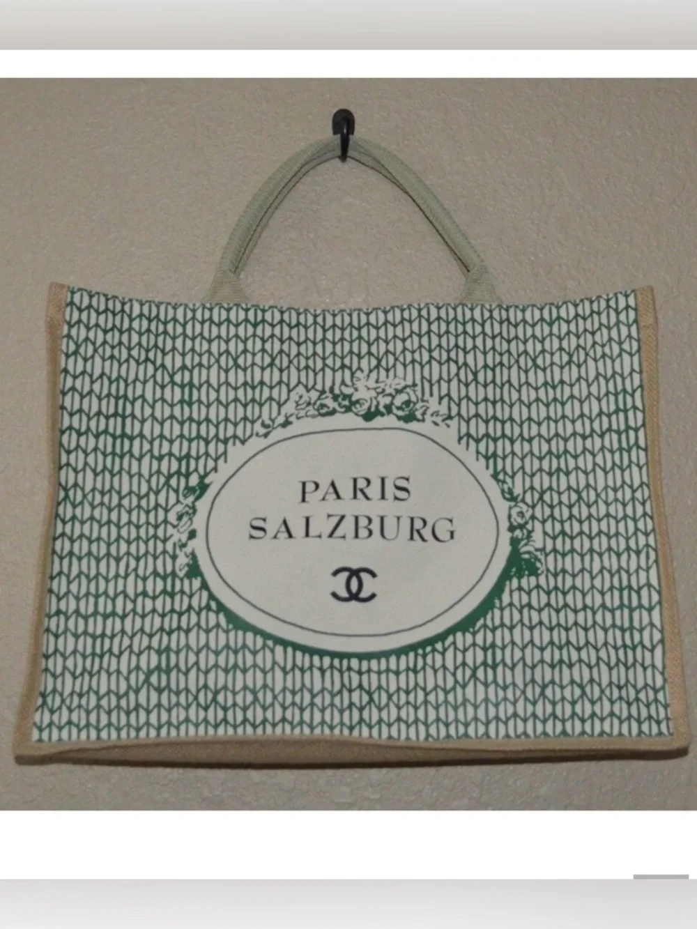 NWOT Chanel Salzburg Collectors Canvas Tote Shopping Bag